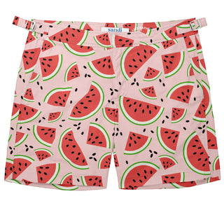 Watermelon Print Men Bathing Suit