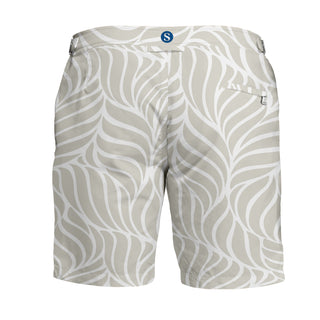 Zebra Print Men Bathing Suit